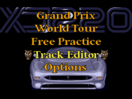 Jaguar XJ220 title screen for Sega CD